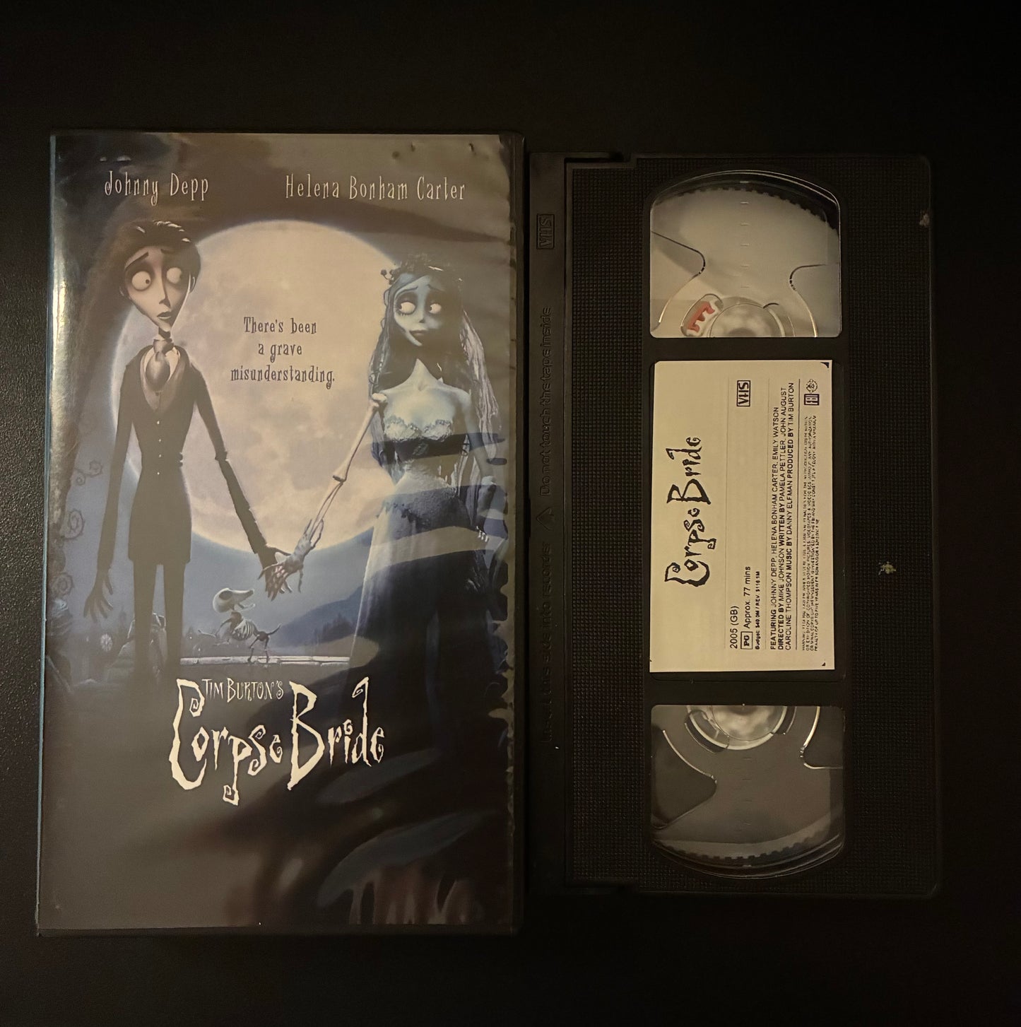 Corpse Bride on VHS