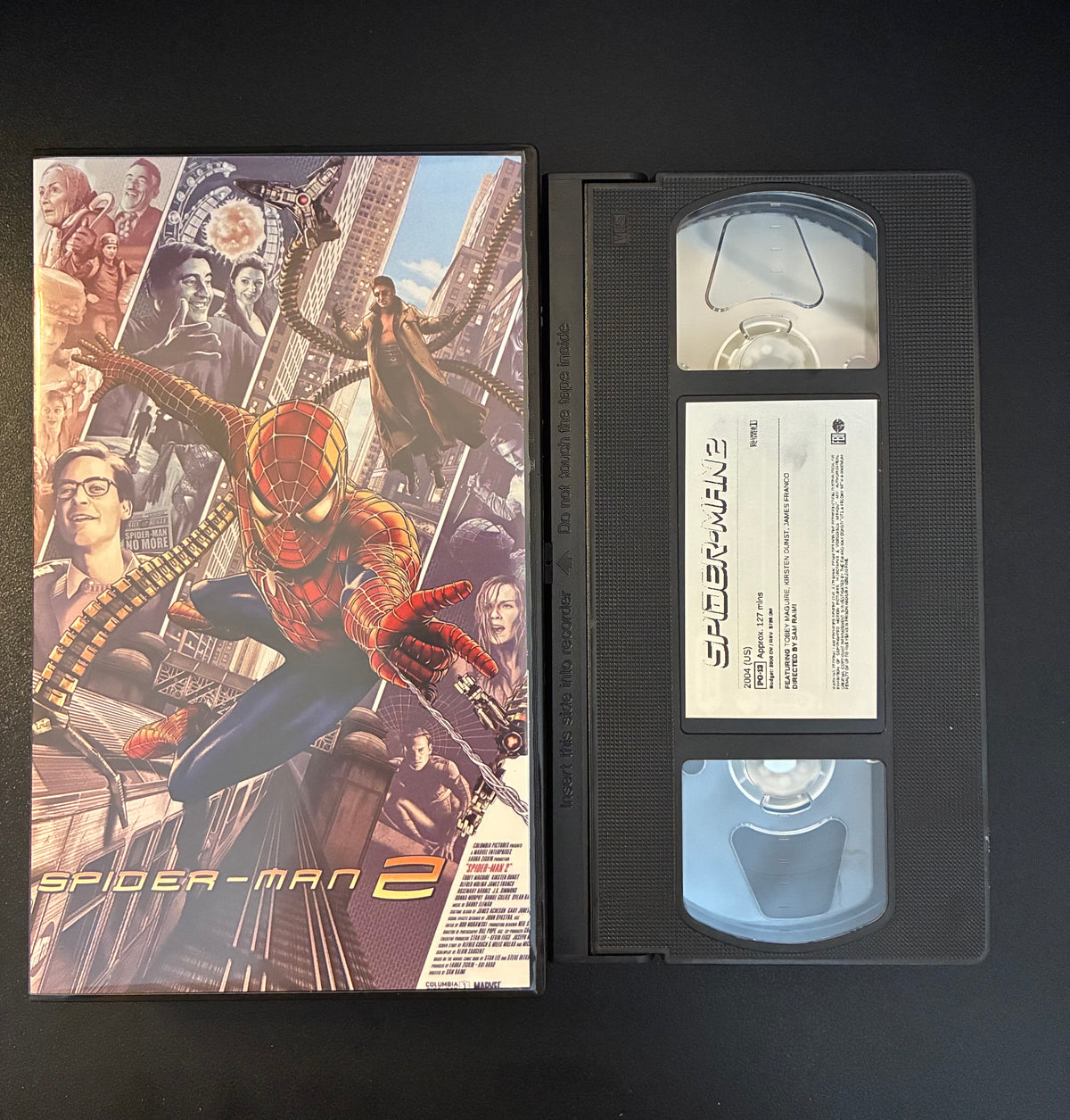 Spider-man 2 on VHS
