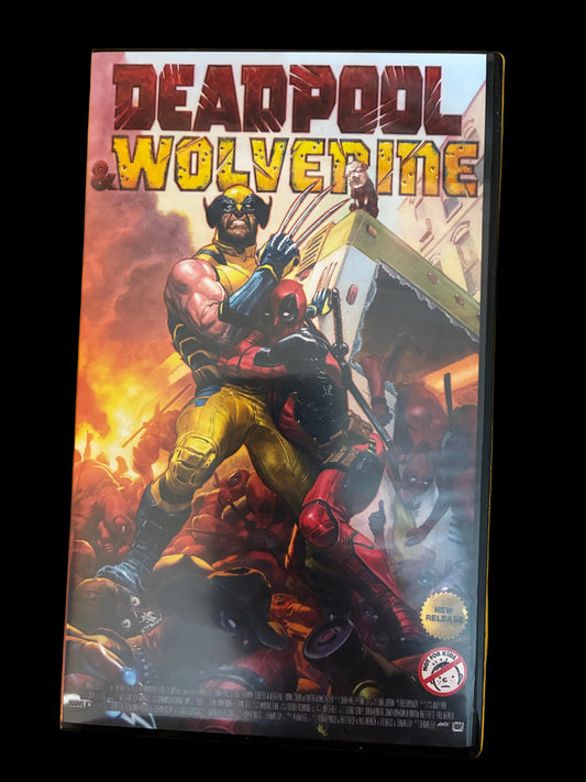 Deadpool and Wolverine on VHS.