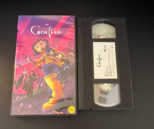 Coraline on VHS. Polycase Edition.